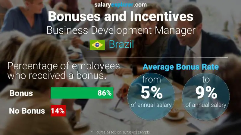 Annual Salary Bonus Rate Brazil Business Development Manager