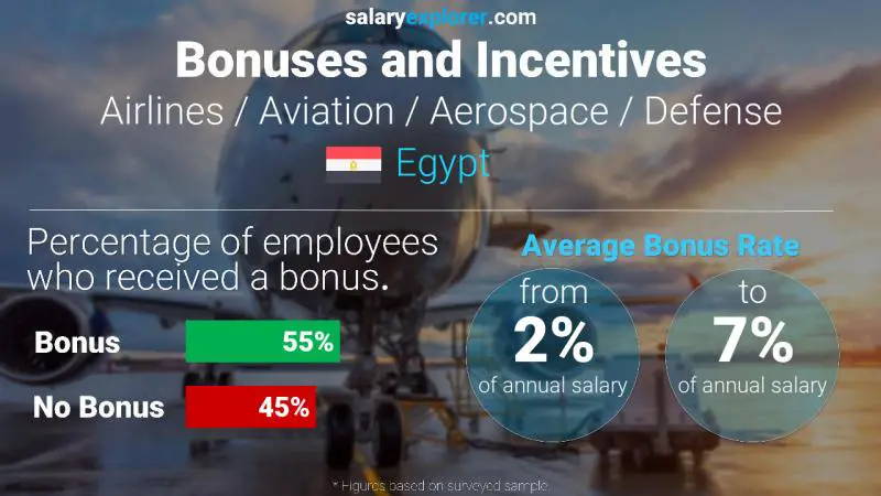 Annual Salary Bonus Rate Egypt Airlines / Aviation / Aerospace / Defense