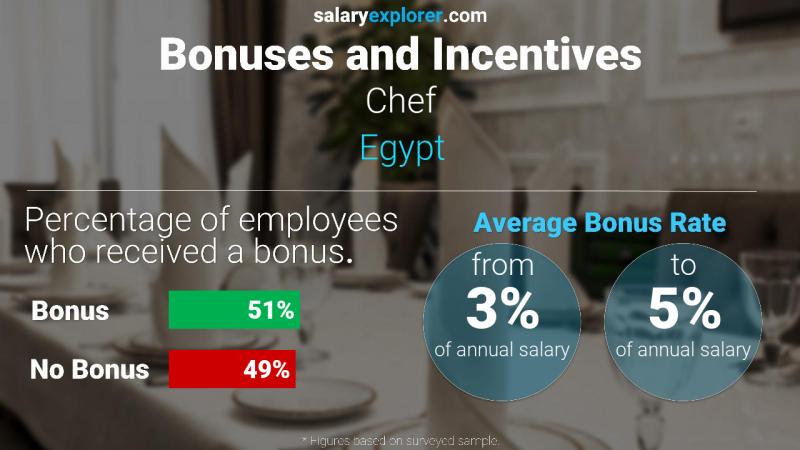 Annual Salary Bonus Rate Egypt Chef