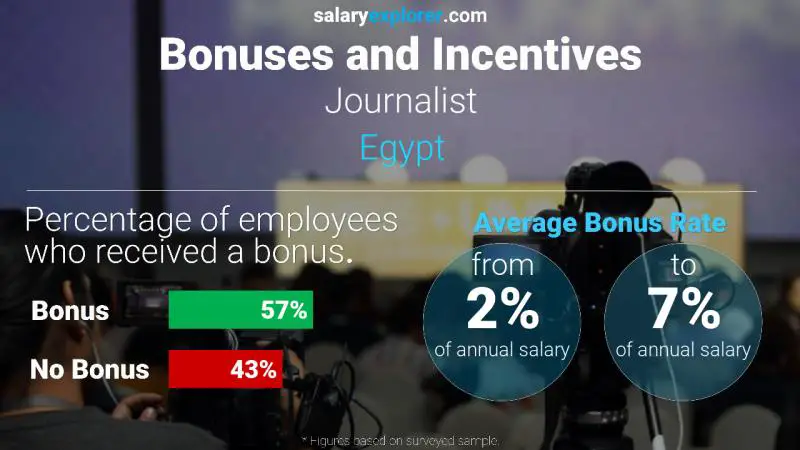 Annual Salary Bonus Rate Egypt Journalist