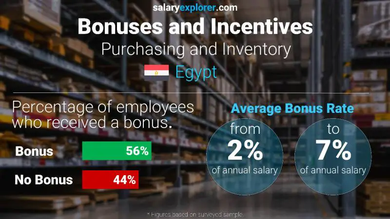Annual Salary Bonus Rate Egypt Purchasing and Inventory
