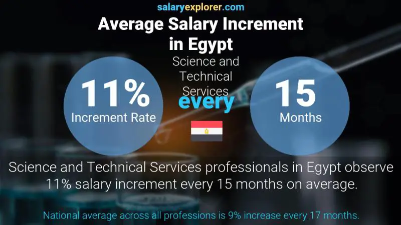 Annual Salary Increment Rate Egypt Science and Technical Services
