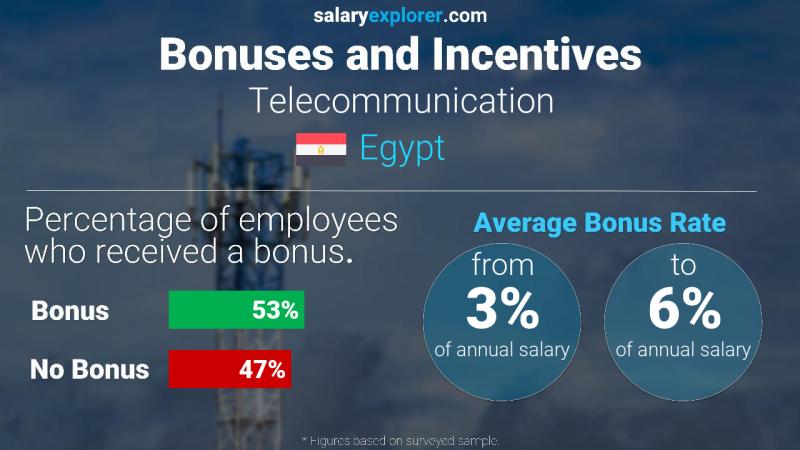 Annual Salary Bonus Rate Egypt Telecommunication