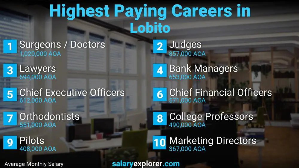 Highest Paying Jobs Lobito