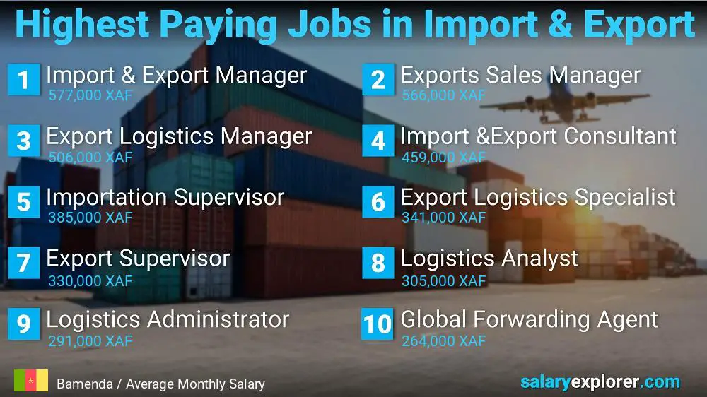 Highest Paying Jobs in Import and Export - Bamenda