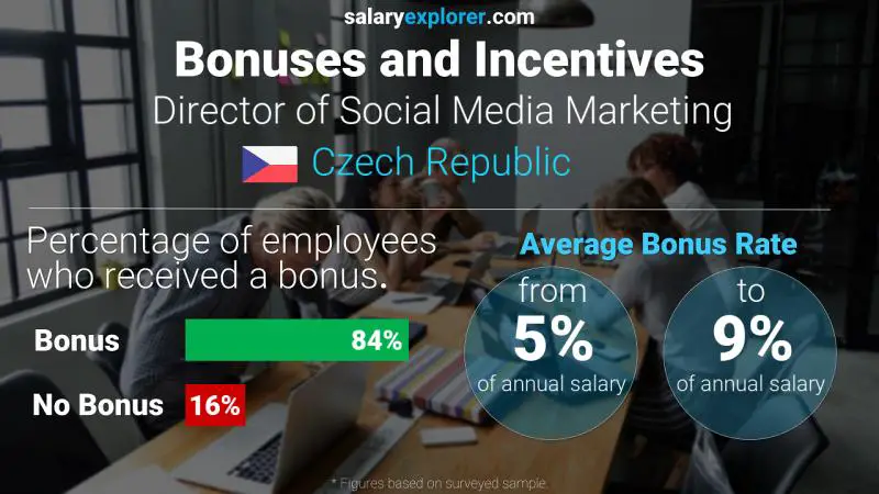 Annual Salary Bonus Rate Czech Republic Director of Social Media Marketing