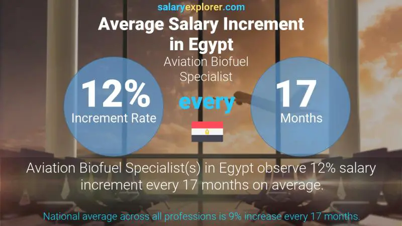 Annual Salary Increment Rate Egypt Aviation Biofuel Specialist