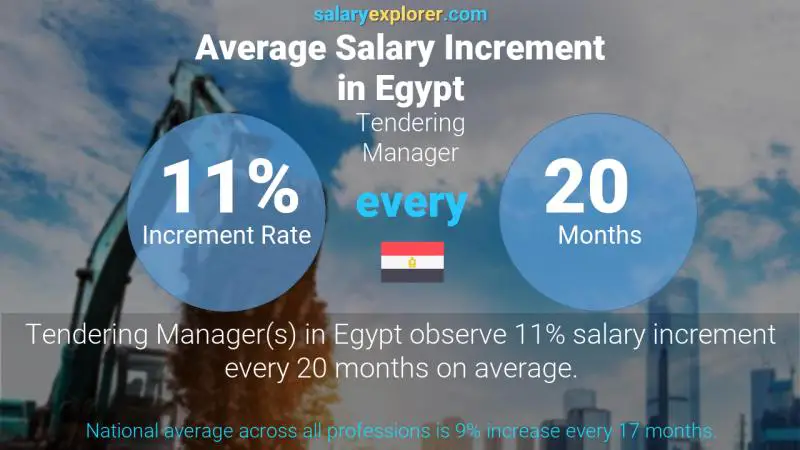 Annual Salary Increment Rate Egypt Tendering Manager