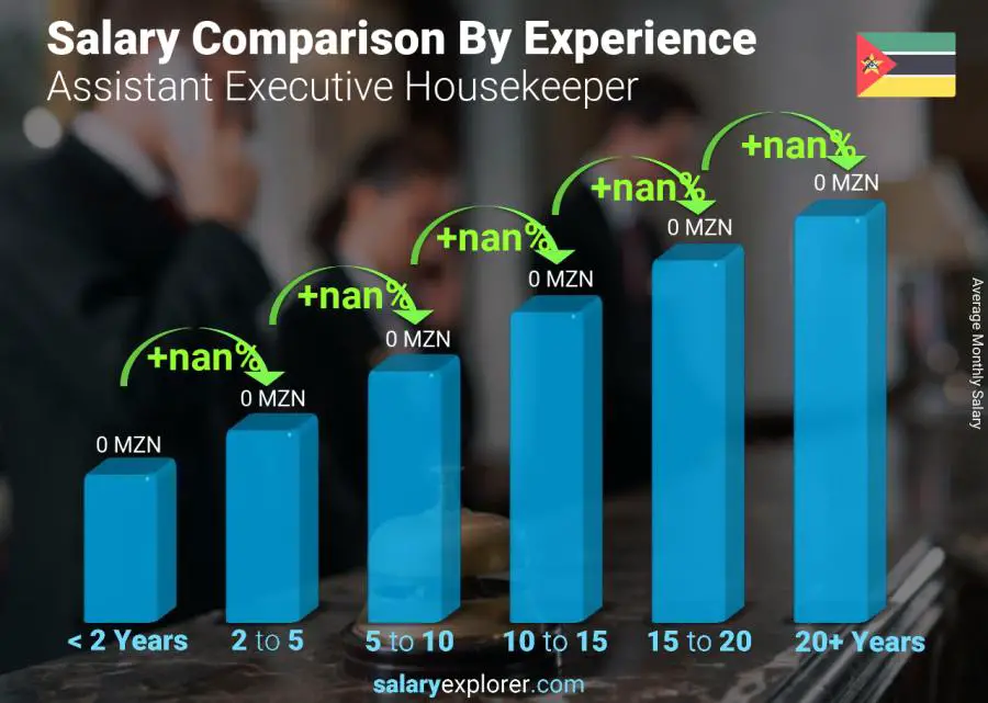 Salary comparison by years of experience monthly Mozambique Assistant Executive Housekeeper