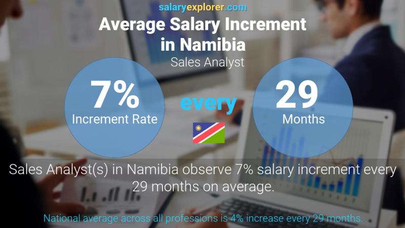 Annual Salary Increment Rate Namibia Sales Analyst