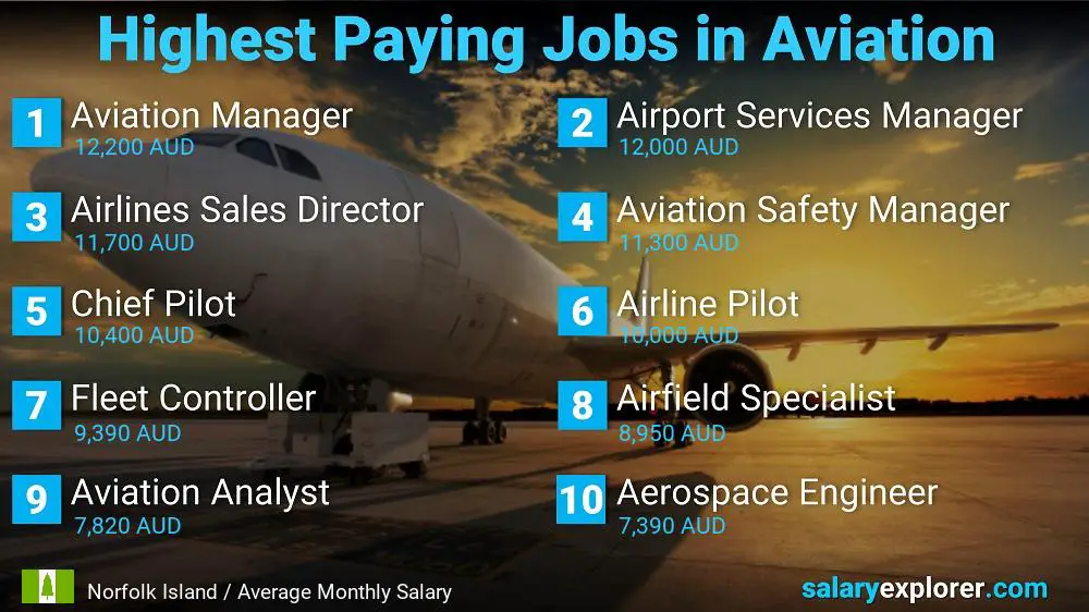 High Paying Jobs in Aviation - Norfolk Island