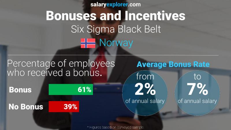 Annual Salary Bonus Rate Norway Six Sigma Black Belt