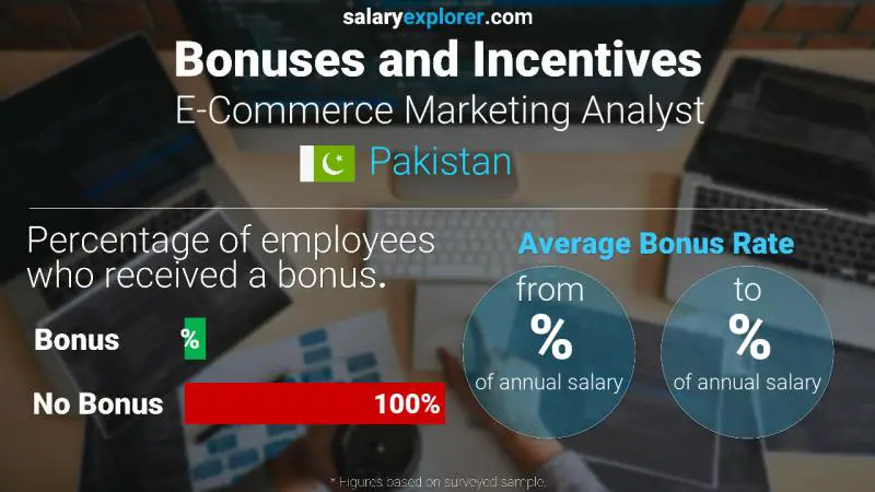 Annual Salary Bonus Rate Pakistan E-Commerce Marketing Analyst