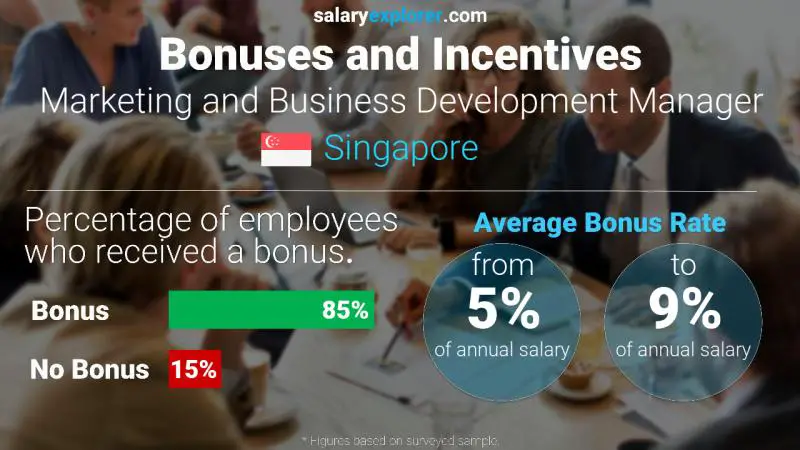 Annual Salary Bonus Rate Singapore Marketing and Business Development Manager