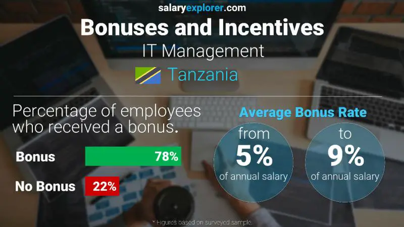 Annual Salary Bonus Rate Tanzania IT Management