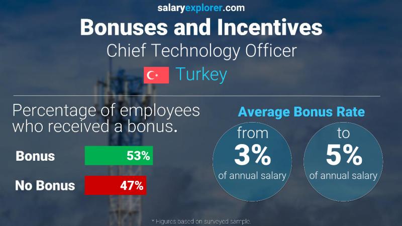 Annual Salary Bonus Rate Turkey Chief Technology Officer