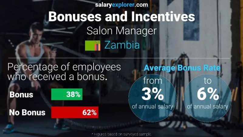 Annual Salary Bonus Rate Zambia Salon Manager